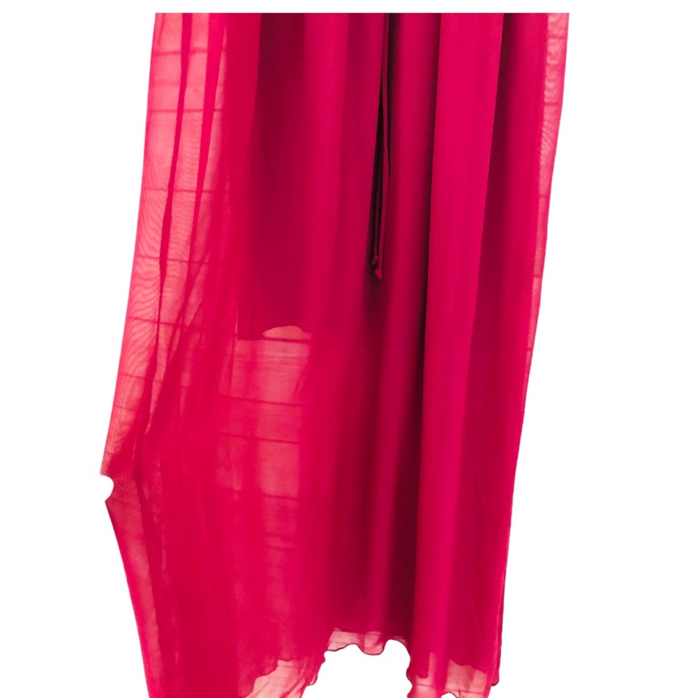 Burgundy Maxi Dress. - Picture 4 of 7